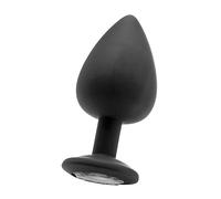 OUCH Extra Large Diamond Butt Anal Plug Anale Grande Elegante Silicone Flexible