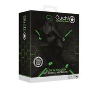 OUCH! Glow In The Dark Bed Bindings Restraint Kit - Glow in Dark Bondage Restraints