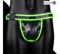 Ouch! Glow in the Dark Buckle Jock Strap 779 L/XL