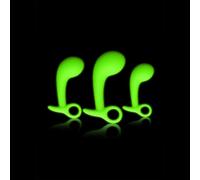 OUCH! Glow In The Dark Prostate Kit - Glow in Dark Prostate Massagers - Set of 3