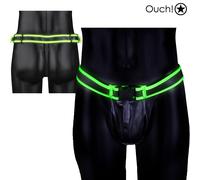 Ouch! Glow in the Dark Buckle Jock Strap 780 S/M