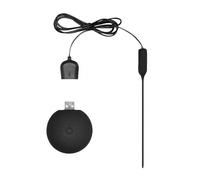 Ouch! Silicone Rechargeable Vibrating Plug Remote Controlled Urethral Sounding Black