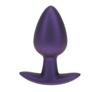 Ouch! Smooth Silicone Anal Plug Medium Metallic Purple