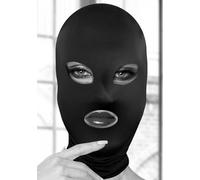 Ouch! Subversion Mask With Open Mouth and Eye Black