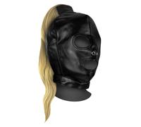 Ouch! Xtreme Mask with Blonde Ponytail Black
