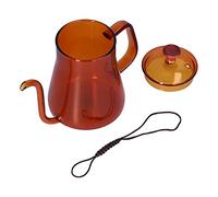 OUCRIY Bollitore con beccuccio lungo, grande capacità, resistente al calore, facile da pulire, caffettiera con apertura lunga (caffè)