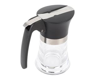 OUCRIY Dispenser di sciroppi, vaso di in acciaio inox, con controllo preciso e contenitore sciroppo in acciaio inox, per sciroppo di cioccolato, burro di arachidi, sciroppo d'acero, caramello