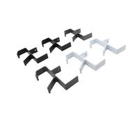 OUCRIY Gancio doppio 2 in 1 in lega di alluminio, design senza punzonatura per decorazioni natalizie, gancio per calze a ghirlanda