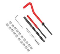 OUCRIY Kit di Riparazione del Filo 25 Pezzi Chiave per Trapano Elicoidale in Acciaio Inossidabile Strumento di Inserimento del Rubinetto con Inserto Filettato M7x1