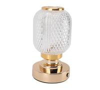 OUCRIY Lampada da tavolo senza fili, lampada a LED dimmerabile con 3 modalità di colore, per camera da letto, lettura, scrittura