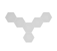 OUCRIY Music Sync LED Light Light Bluetooth Bluetooth HEX Wall Light con modalità Unica RGB Technology & Music Sync, Design Modulare per Decorazioni da Parete Personalizzata