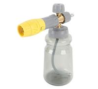 OUCRIY Schiuma per auto, 1000 ml, ugello di spruzzo regolabile, schiuma densa, connettore per lattine, ideale per auto, moto, pavimenti, finestre, tetti con ottone di alta qualità