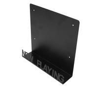 OUCRIY Supporto per dischi da parete, in metallo, design minimalista, cornice completa, piastra posteriore protettiva, ottima decorazione da parete, arte da parete