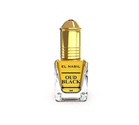 Oud Black Musc El Nabil - Profumo da 5 ml (senza alcool, di alta qualità, orientale, arabo, oud, misk, muschio, natural perfume, amber, legno di aquila essenziale, attar scent)