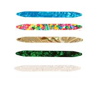 Oud Pick Plettro, set da 5 pezzi con motivo stampato, professionale, in plastica e ABS, leggero con grande sensazione artistica, per esibizioni scolastiche.