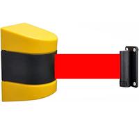 OUdini Cintura Di Sicurezza Retrattile per Code, Cintura Di Sicurezza per Montaggio a Parete da 10 M con Custodia in Abs, per Parcheggi All'Aperto Negozi Al Dettaglio Aeroporti Banche Hotel/Red