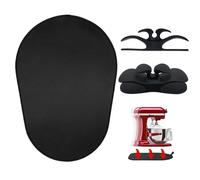 Oudiz Oudizz Tappetini scorrevoli per KitchenAid Stand Mixer e 2 organizer per elettrodomestici da cucina - Tappetini scorrevoli compatibili con miscelatore a testa inclinata da 5-6 Qt