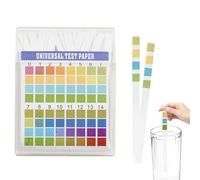 OUDQFCJ 1 scatola con 100 pezzi di carta per test acido-base, prodotto di alta qualità, ampia gamma di test PH strisce reattive, test dell'acqua, test dell'acqua per nitrato