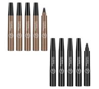 OUDQFCJ 10 matite per sopracciglia Microblading con micro punta a forcella, applicatore Eyebrow Pen produce sopracciglia dall'aspetto naturale senza sforzo