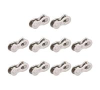OUDQFCJ 10 Paia Falsa Maglia Catena Bici Kettenschloss Magico per Catena Bicicletta Accessori per Riparazione e Manutenzione