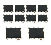OUDQFCJ 10 Pezzi Lavagnette Piccole con Supporto, Mini Lavagne per Buffet, Cartellini Prezzo, Segnaposto Matrimonio, Lavagne da Scrivere