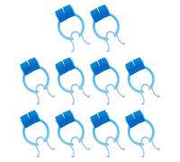 OUDQFCJ 10 Pezzi Tappanaso in Plastica con Schiuma, Clip per Naso Ideali per Nuoto, Immersioni e Altre Attività Acquatiche