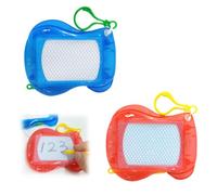 OUDQFCJ 2 mini lavagne magnetiche da disegno cancellabili formato da viaggio graffiti con penna per bambini compleanno festa dei bambini regali per la festa dei bambini riempitivi