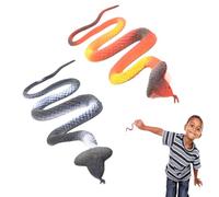 OUDQFCJ 2 Pezzi Serpenti Finti Realistici in Plastica per Giardino, Scherzi e Decorazioni di Halloween