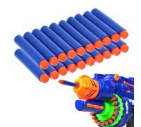 OUDQFCJ 20 pezzi Dardi per Nerf Elite Blasters 7,2 cm Ricariche in Schiuma per Pistola Giocattolo Compatibili con Nerf N-Strike Munizioni per Bambini Blu