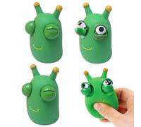 OUDQFCJ 3 pezzi Antistress Adulti, Oggetto, Forma di Insetto, Sollievo da Ansia e Stress, Mini Squishy Bambini, Ideali come Riempitivi Sacchetti Festa, Spremere Gli Occhi che Spuntano (Colore Casuale)