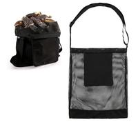 OUDQFCJ Alimenti Regolabile,1 pezzo,Zaino e Gerla Per Funghi,Cesto e Borsa A Rete Pieghevole,Con Tracolla,Materiale a Rete,Adatta Per Campeggio,Escursioni e Raccolta,Da Caccia A Funghi