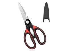OUDQFCJ Forbici da cucina professionali multiuso forbici da cucina affilate in acciaio inox forbici per pollo pollame verdure ossa erbe noci tacchino e pizza