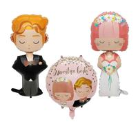 OUDQFCJ Palloncini Matrimonio,Palloncini Sposi,Palloncini in Alluminio per la Sposa e lo Sposo,Bride Palloncini Sposa Letto,Palloncini Decorazioni per Feste Proposte di Matrimonio San Valentino