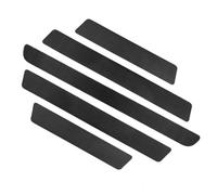 OUDQFCJ Protezione Soglia Porta Auto, 5 Pezzi, Gomma Anti-Graffio, Paraurti per Bordi delle Porte per Gradini, Strisce Universali, Anti-Scivolo, Accessori Esterni (Larghezza 7 cm) (Nero)