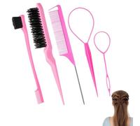 OUDQFCJ Set Accessori per Capelli da Donna - 5 Pezzi, Strumenti per Styling e Acconciature Fai da Te, Trecce e Intrecci, Fasce e Twist per Look Fantastici, Topsy Tail, Aiuto, Per Donne e Ragazze