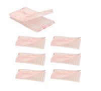 OUDQFCJ SJ3560, 6PCS rettangolo adesivi fissaggio Auto, Dashcam, Go Pro, Supporto Pagamento Pedaggio, dimensioni 25 mm x 50 mm, chiusura a pressione, Trasparente, prodotto altamente adesivo
