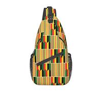 Oudrspo Bandiera giamaicana Rasta Reggae Judah Lion Borse a tracolla Donna Uomo Borsa a tracolla regolabile Zaino a tracolla Borsa a tracolla per ciclismo Viaggi Sport Escursionismo