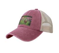 Oudrspo Bellissimo Berretto da Baseball in Rete Effetto Cervo, Traspirante e Ideale per proteggersi dal Sole, Perfetto per Sport all'Aria Aperta e Viaggi.