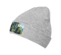 Oudrspo Berretto a Maglia Beautiful Island in The Sea Berretto a Maglia per Donna e Uomo Cappello Invernale Caldo Cappello a Maglia