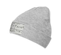 Oudrspo Berretto con Formula Matematica, Berretto Lavorato a Maglia per Donna e Uomo, Caldo Cappello Invernale Lavorato a Maglia