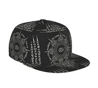 Oudrspo Berretto da Baseball Piatto BillHat Cappelli da Camionista con Visiera Regolabile - Simbolo Sacro della Muay Thai