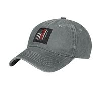 Oudrspo Best Dad Ever USA Flag American Daddy Fathers Day Hat Regolabile Uomo Donna Unisex Berretto da Baseball Denim in Cotone Lavato