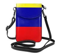Oudrspo Borsa a tracolla in pelle con borsa per cellulare da donna con bandiera della Colombia