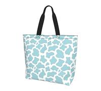 Oudrspo Borsa a tracolla per la spesa del giorno di San Patrizio scozzese verde trifoglio Borsa a tracolla grande da donna per lo shopping da viaggio