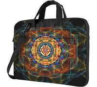 Oudrspo Borsa a tracolla per laptop La custodia protettiva impermeabile per laptop Sri Yantra