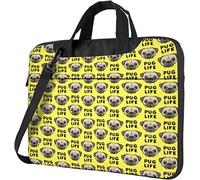 Oudrspo Borsa a tracolla per laptop Pug Life Custodia morbida per custodia per laptop