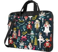 Oudrspo Borsa a tracolla per laptop Schiaccianoci Vacanze Natale Natale Computer portatile Proteggi custodia