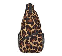 Oudrspo Borsa a tracolla per uomo donna, per il fantastico ghepardo leopardo, zaino a spalla borse a tracolla zaino a tracolla per escursionismo all'aperto campeggio ciclismo