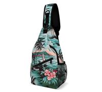 Oudrspo Borsa a tracolla versatile e capiente con motivo totem dorato, perfetta per le attività all'aperto.