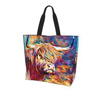 Oudrspo Borsa per la spesa a spalla di grande capacità da donna con musica astratta, shopping quotidiano per viaggi, shopping, custodia per borse